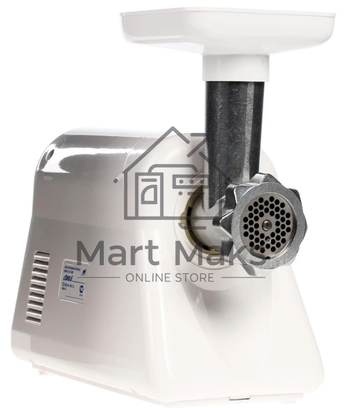 Мясорубка электрическая Ротор Дива ЭМШ 35/300-2 белый, 1500 Вт, 0.6 кг/мин, насадки - 2