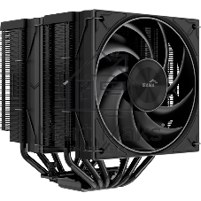 Кулер для процессора SAMA A60B черный, 2x120 мм, алюминий/медь, 800-2200 об/мин, 29 дБ, 4 pin PWM, 265 Вт, высота 156.5 мм