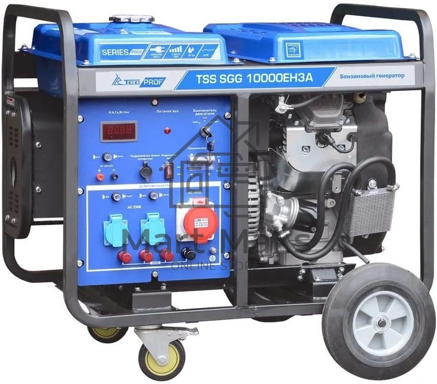 Электрогенератор бензиновый ТСС SGG 10000 EH3A, 11 кВт, 80дБ, 197 кг