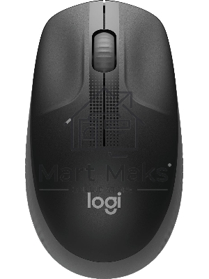 Мышь беспроводная Logitech M190 черный/темно-серый, 1000 dpi, радиоканал, USB, кнопки - 3