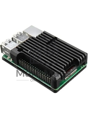 Корпус ACD RA460 черный Metal Aluminum Case for Raspberry Pi 3B/3B+