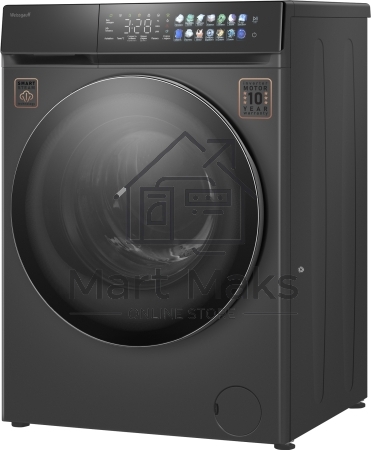 Стиральная машина Weissgauff WM 996 Autodose Inverter Touch серая, загрузка фронтальная 11кг, 1400 об/мин., класс: A+++