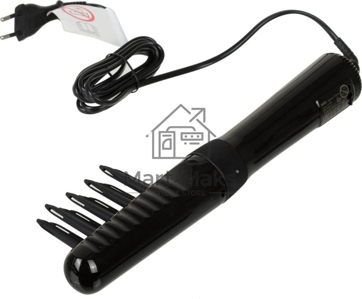 Фен-щётка Braun AS330 серебристый/черный, 400 Вт, 18/36 мм