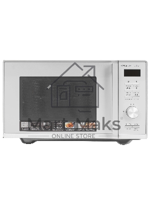 Микроволновая печь CASO HCMG 25 Ceramic Chef серый/черный, 25 л, 900 Вт, переключатели - кнопки