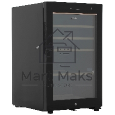 Винный шкаф Haier FWC49GA черный, 116 л, 1 отсек, 49 бут., класс A