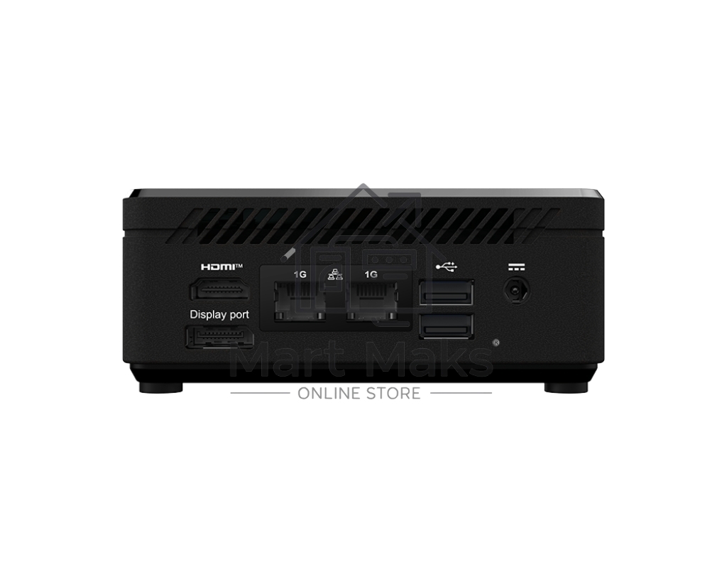 Неттоп MSI Cubi N ADL Intel Processor N200, 4Gb DDR4 SO-DIMM, 128GB SSD M.2, Intel UHD Graphics, noDVD, WiFi, BT, 65W, no keyboard&mouse, WinPro11, 1y war-ty (9S6-B0A911-211)