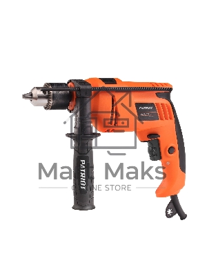 Дрель электрическая ударная PATRIOT FD 675H, 675Вт, 2800об/мин, 44800уд/мин, макс. диаметр сверления 13мм