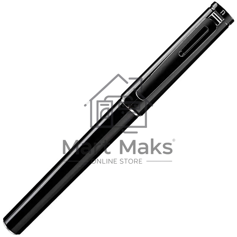 Ручка роллер Deli S87BLACK черный, d=0.5мм, черные чернила