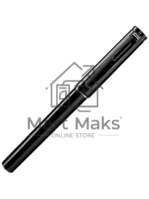 Ручка роллер Deli S87BLACK черный, d=0.5мм, черные чернила