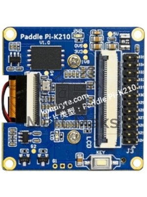 Плата разработки Canaan D1201000084 с ЦПУ K210, камерой 2МП, и WiFi-антенной и модулем дисплея 2.8 дюймов. Питание — 5В