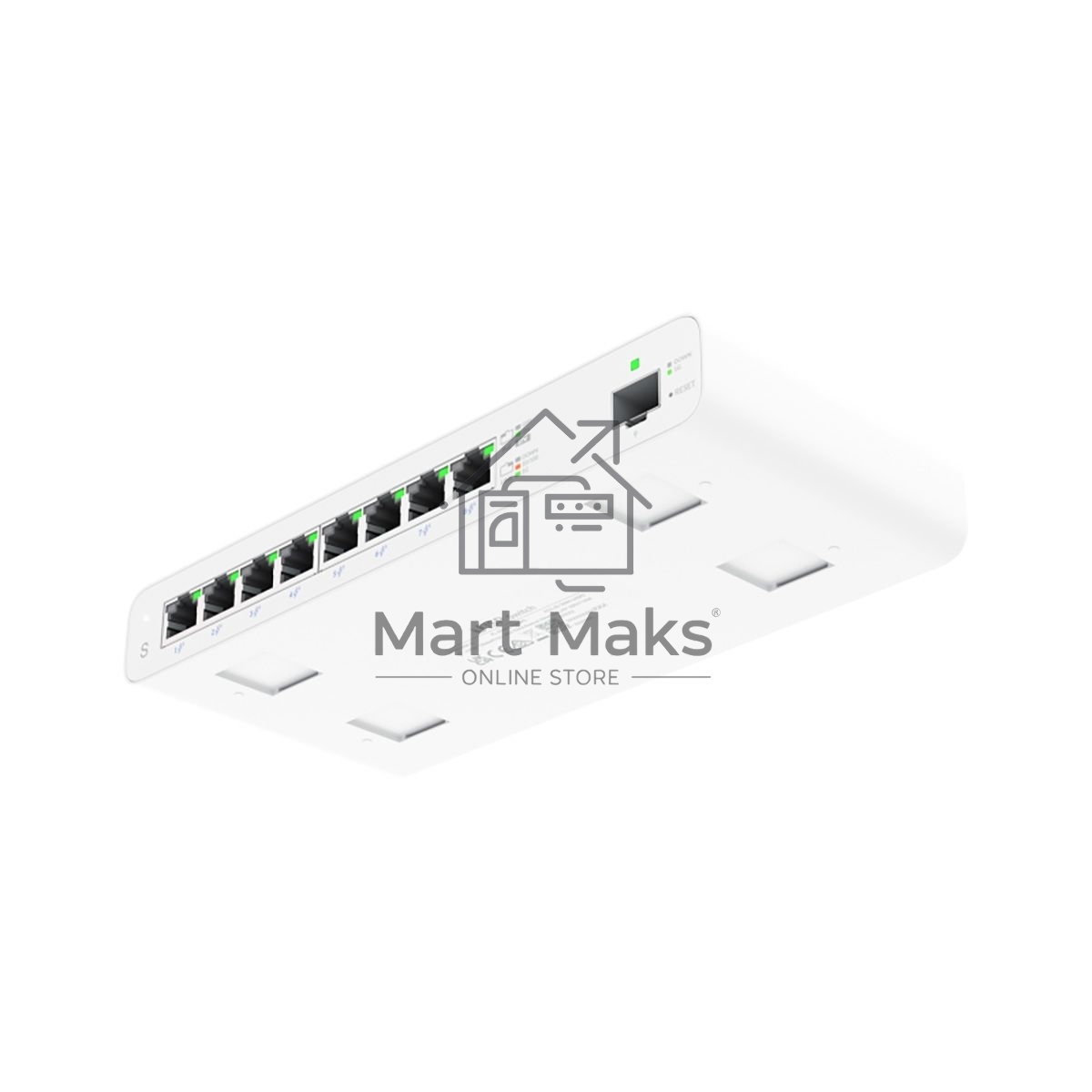 Коммутатор UISP Switch UISP-S PoE-коммутатор, 8х 1G RJ45, 1х SFP, раздача 110 Вт