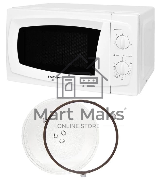 Микроволновая печь Starwind SWM5520 белый, 20 л, 700 Вт, переключатели - поворотный механизм