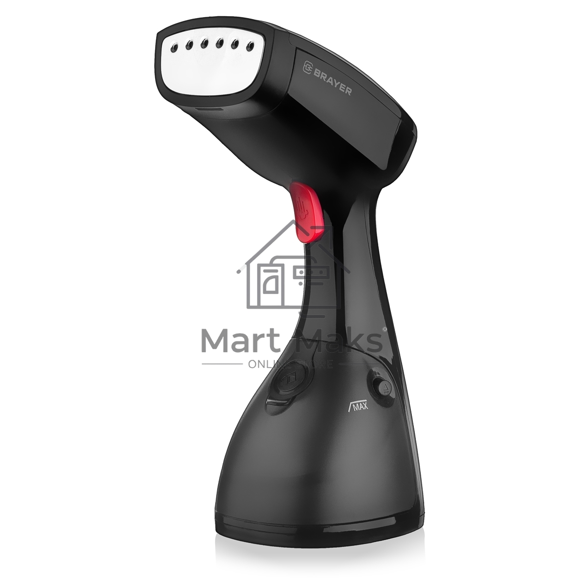 Ручной отпариватель BRAYER BR4122, 1470 Вт, пар 20 г/мин, съем.щетка, индик.вкл