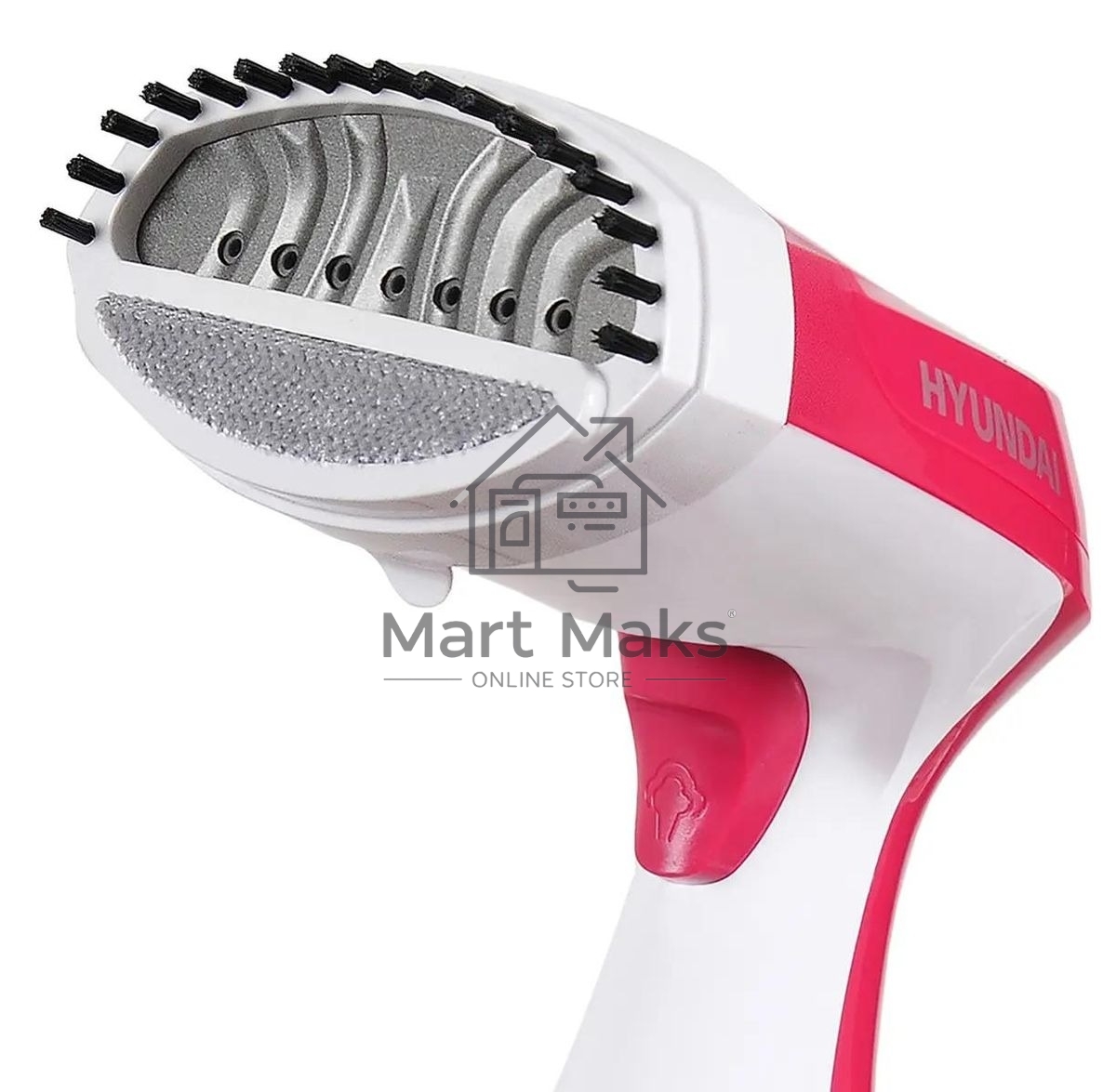 Отпариватель Hyundai H-HS02123 белый/вишневый, 1650 Вт, 28 г/мин, 300 мл