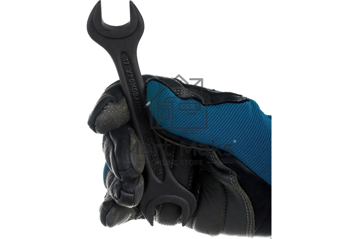 Набор ключей рожковых Сибртех 6 - 19 мм, 6 шт., CrV, фосфатированные, ГОСТ 2839