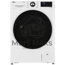Стиральная машина LG F2V9FW9W белая, загрузка фронтальная 9 кг, 1200 об/мин, класс A