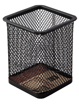 Подставка Deli E9174 для письменных принадлежностей, черный, металл, сетка