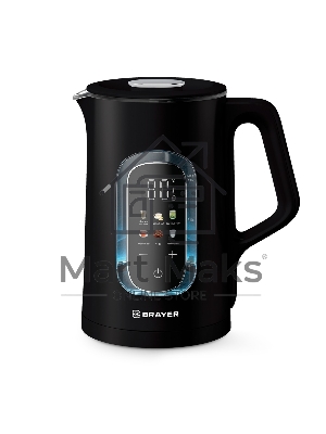 Чайник BRAYER BR6101 1500Вт, 1.5л, черный