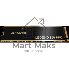 Накопитель SSD ADATA LEGEND 900 PRO, 1Tb, PCIe 4.0 x4, M.2 2280, NVMe, R/W 7400/6000
