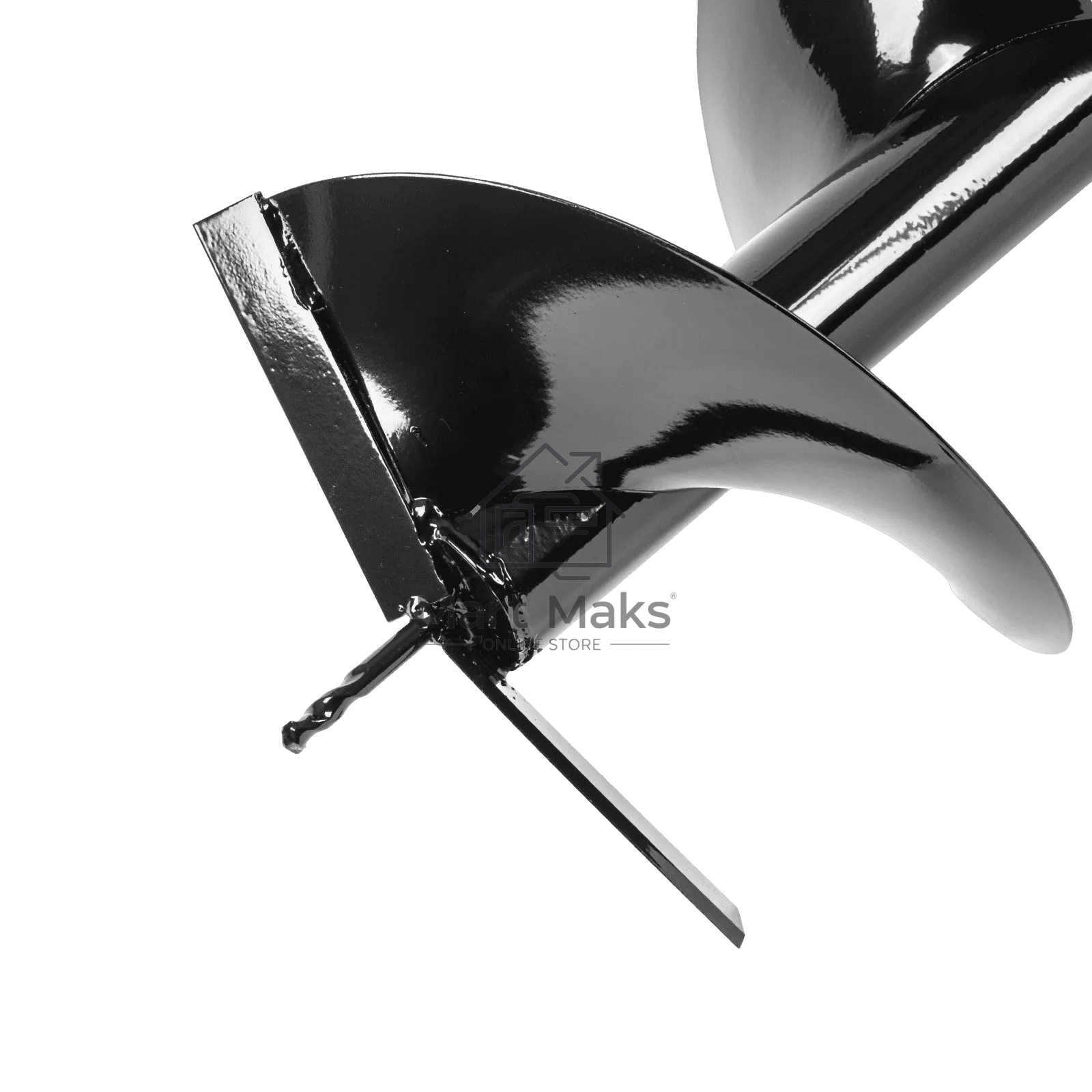 Шнек для грунта Denzel E-300, диаметр 300мм, длина 800мм,соединение 20мм, несъемный нож