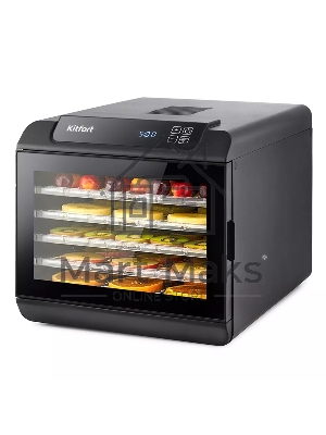 Сушка для фруктов и овощей Kitfort КТ-1905 5под. 500Вт черный
