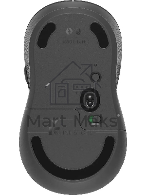 Мышь беспроводная Logitech Signature M650 L LEFT графитовый, 4000 dpi, радиоканал, Bluetooth, USB, кнопки - 5