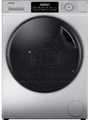 Стиральная машина Haier HWD70-BP14929S серебристый, загрузка фронтальная 7 кг, 4 кг - сушка, 1400 об/мин, класс: B