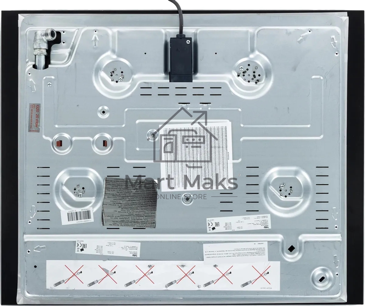 Встраиваемая газовая варочная поверхность Beko HING 642202 SB, черный