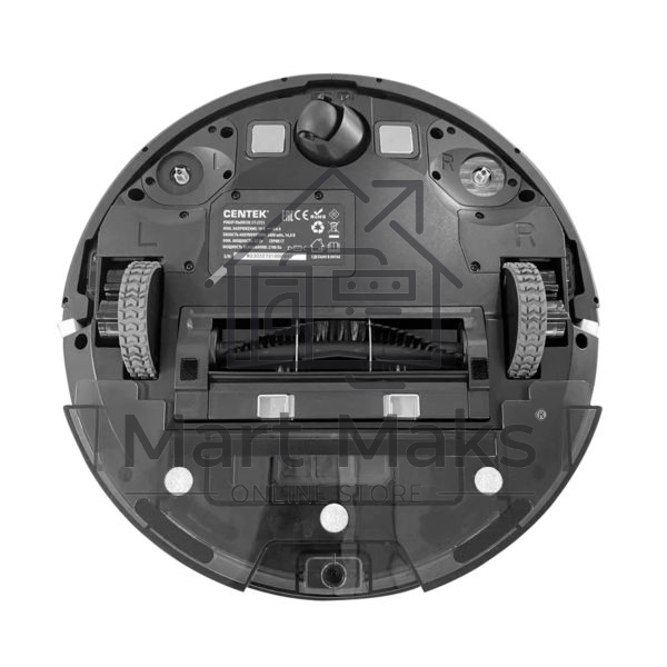 Робот-пылесос Centek CT-2721 черный, 2600 мAч Li-Ion, уборка сухая/влажная, пылесборник контейнер 0.68 л