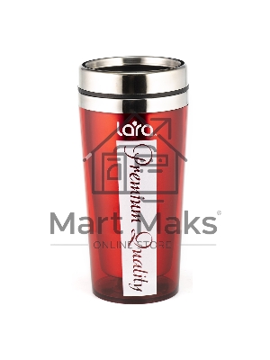 Термокружка LARA LR04-32 500 мл, высота 18 см, диаметр 8 см, стальная внутренняя поверхность