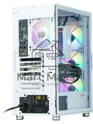 Компьютерный корпус MidiTower Zalman I3 NEO белый (ATX, front mesh, USB 2.0 x1, USB 3.0x2, 4x120мм RGb fan, без БП) (I3 NEO White)