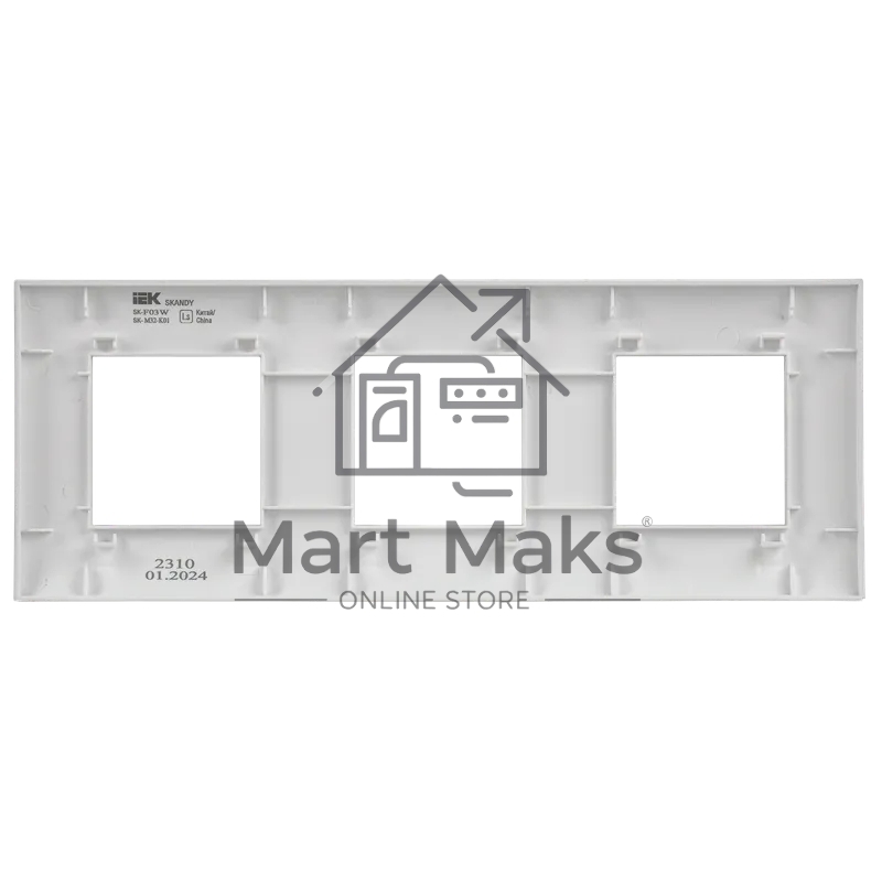 Рамка 3-ая SK-F03W IEK SKANDY Арктический белый