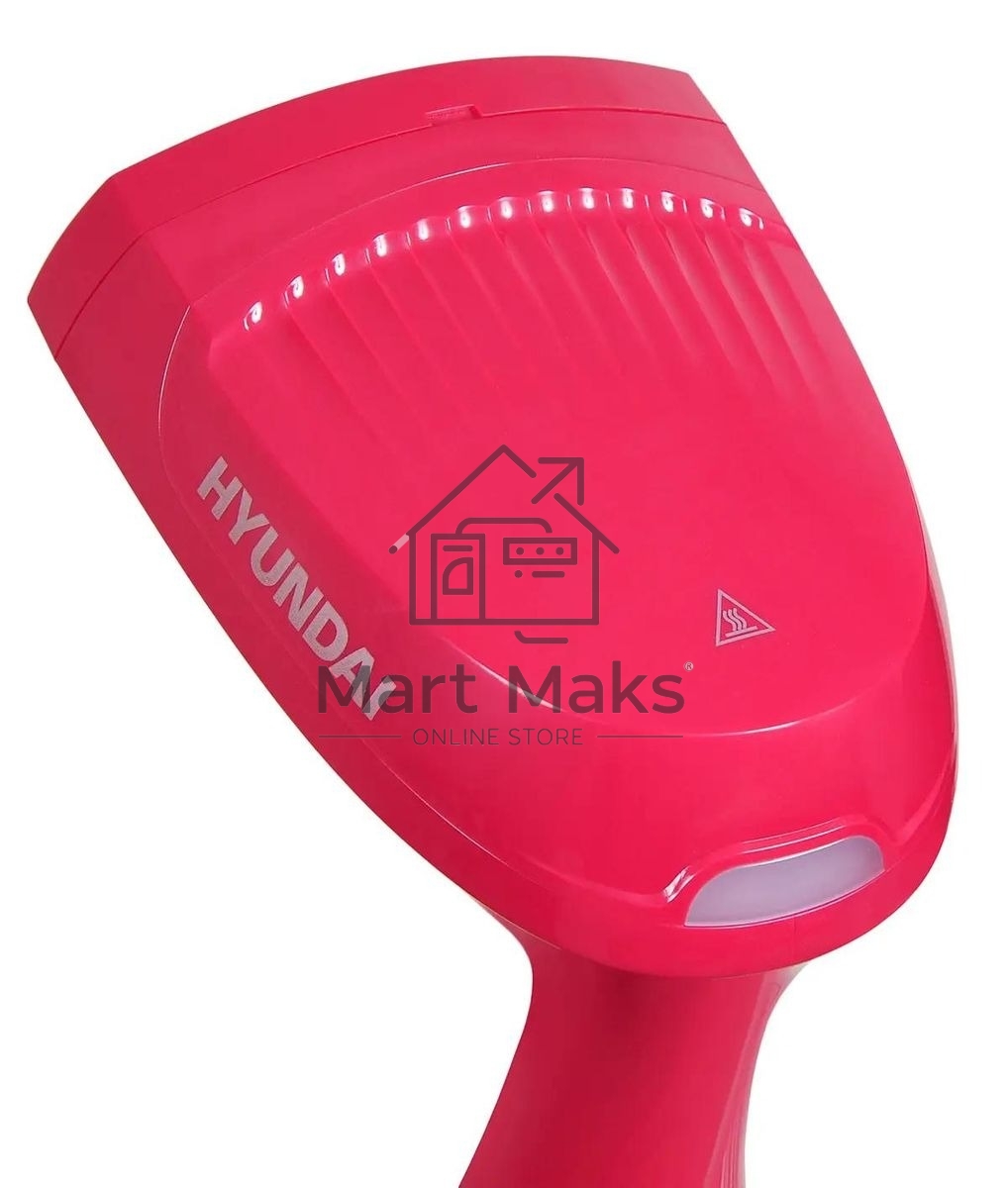 Отпариватель Hyundai H-HS02123 белый/вишневый, 1650 Вт, 28 г/мин, 300 мл