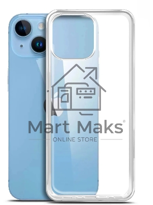 Чехол (клип-кейс) BoraSCO для Apple iPhone 14 Plus прозрачный (70799)