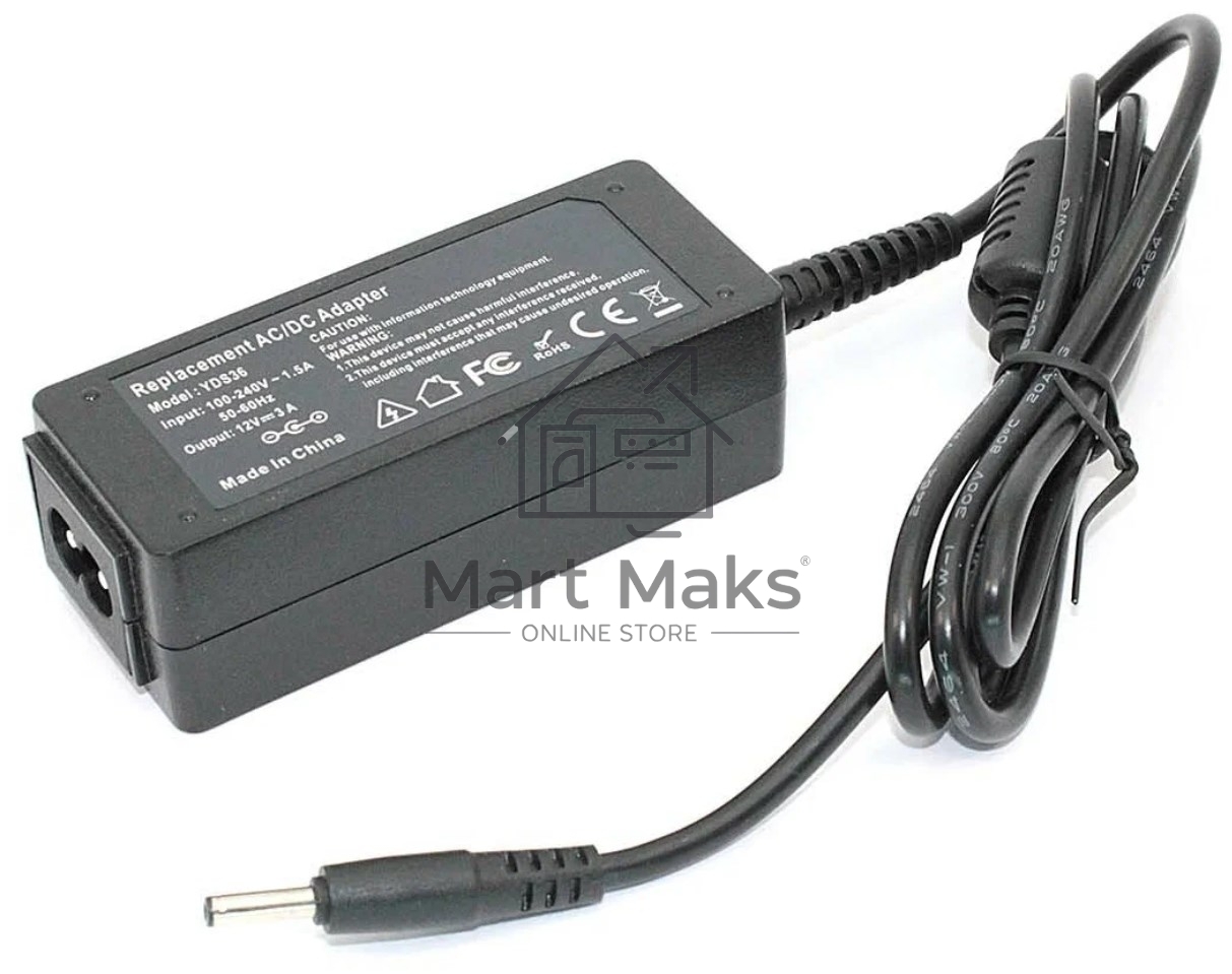 Блок питания (сетевой адаптер) для ноутбуков Asus 12V 3A 3.5x1.35mm 36W, OEM