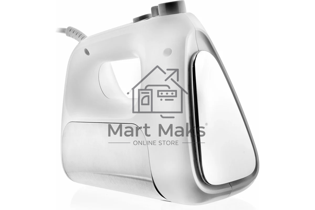 Миксер BRAYER BR1303, 500  Вт, корп.из нерж.стали, 5 режимов, 2 крюка, 2 венчика