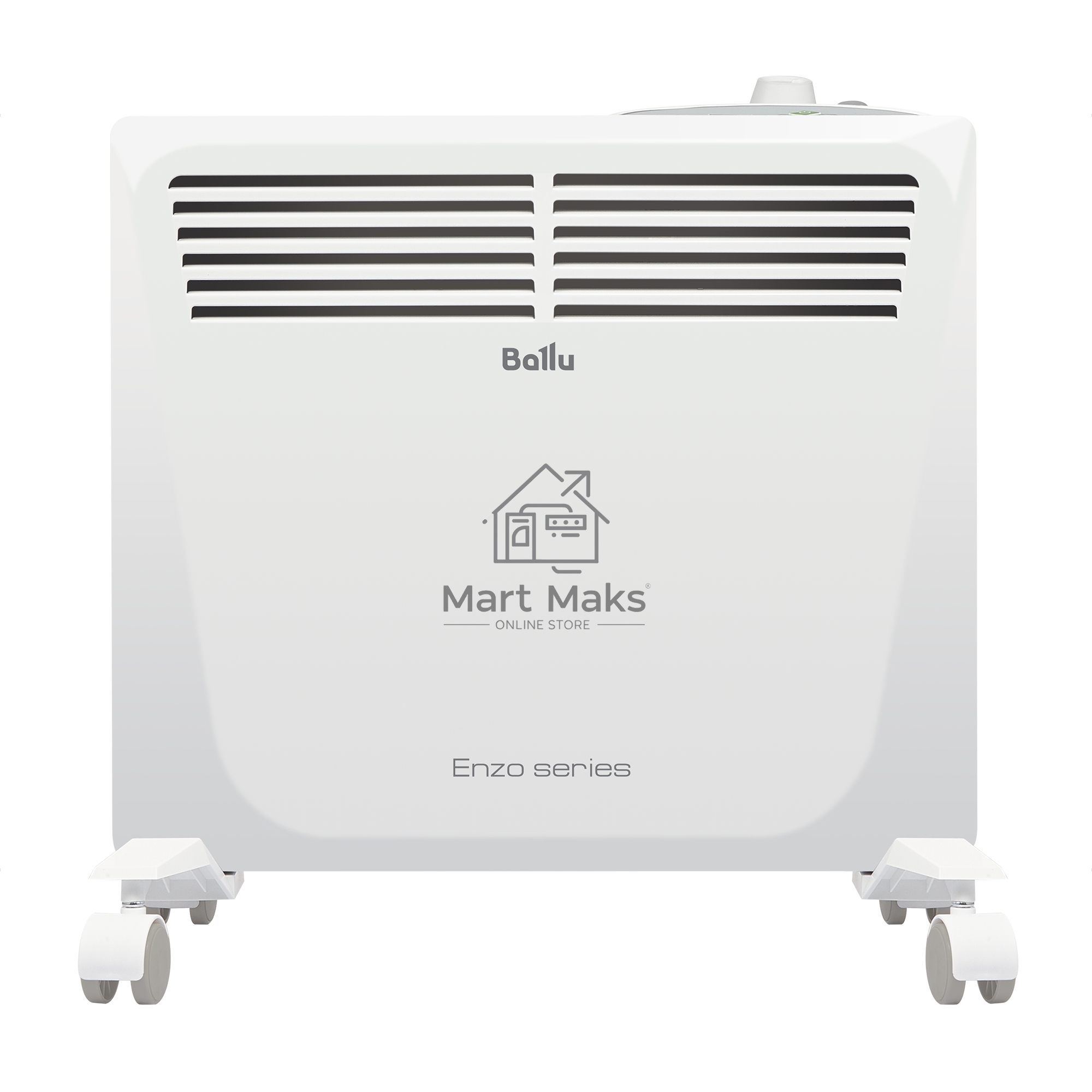 Конвектор Ballu Enzo BEC/EZMR-1000 белый, 1000 Вт, 15 м2, термостат
