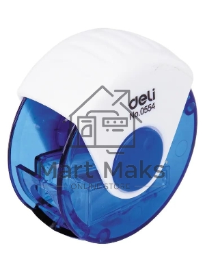 Точилка для карандашей ручная Deli E0554 1 отверстие пластик ассорти европодвес