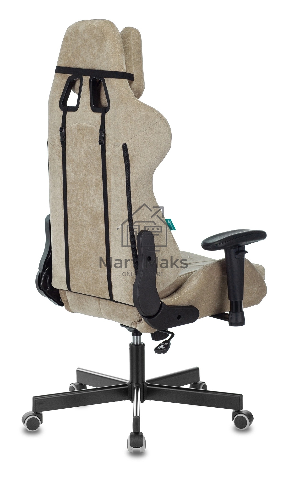 Кресло игровое Бюрократ VIKING KNIGHT LT21 FABRIC песочный крестовина металл/пластик