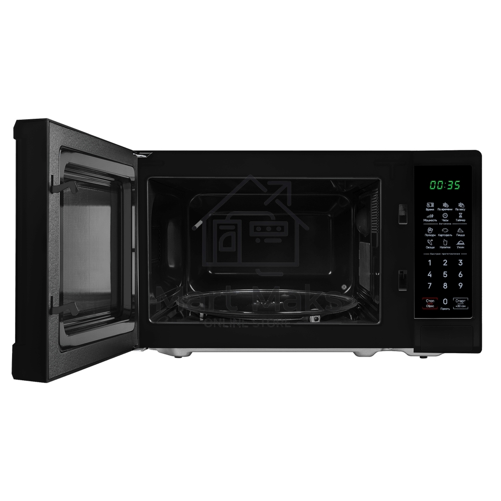 Микроволновая печь MAUNFELD MFSMO720EB07 черный, 20 л, 700 Вт, переключатели - сенсор