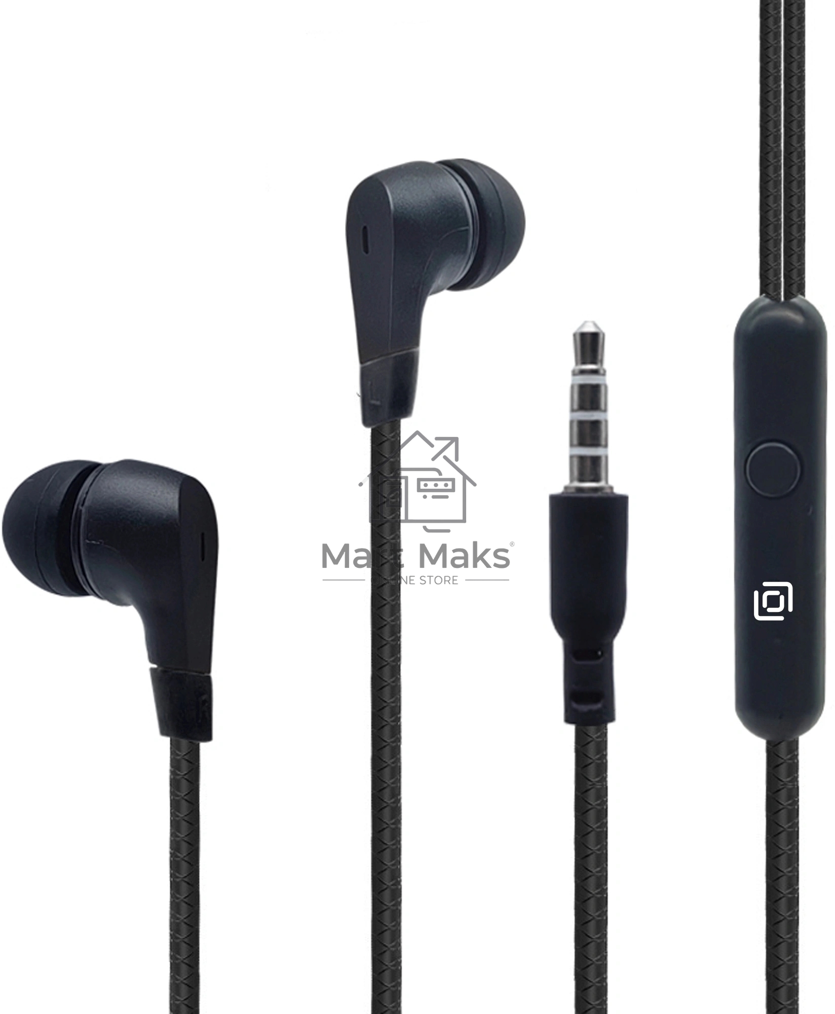 Гарнитура внутриканальные Oklick HS-S-250 1.2м черный проводные в ушной раковине (SS-E161)
