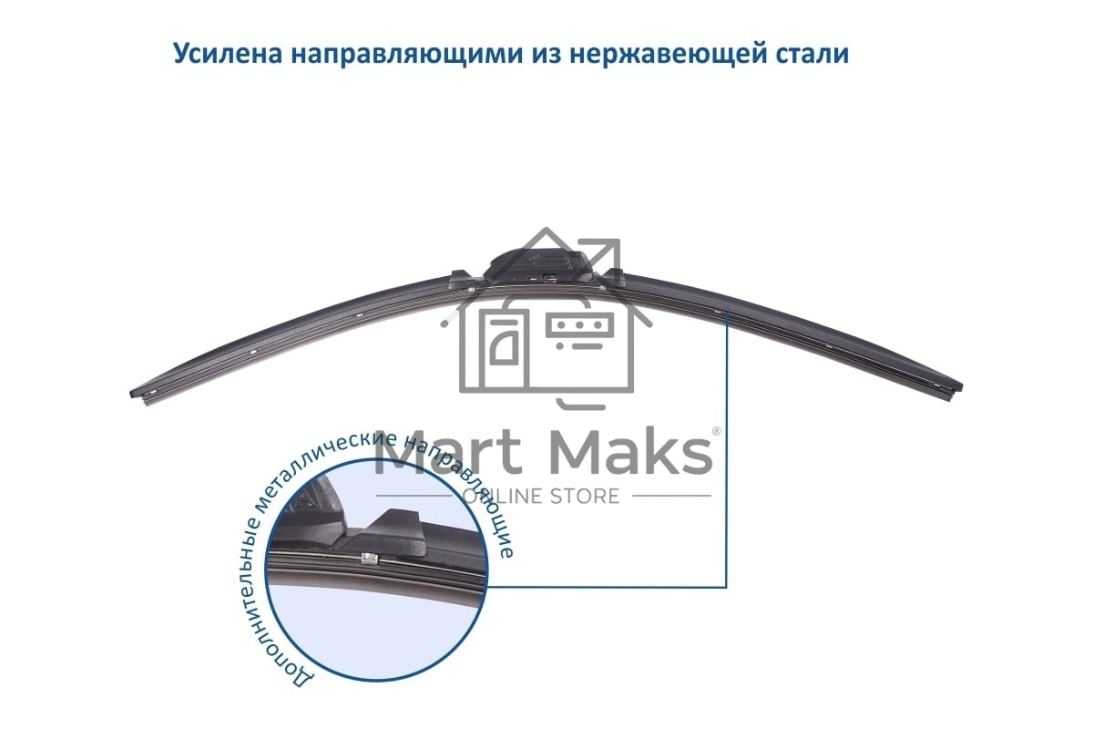 Бескаркасная щетка GOODYEAR GY000437 PREMIUM 17''/43см