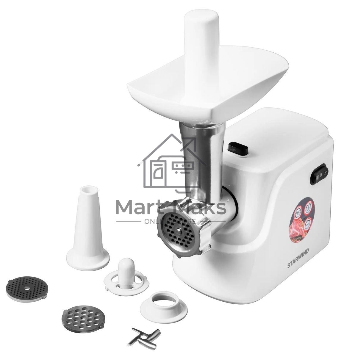 Мясорубка Starwind SMG3120 1500Вт белый