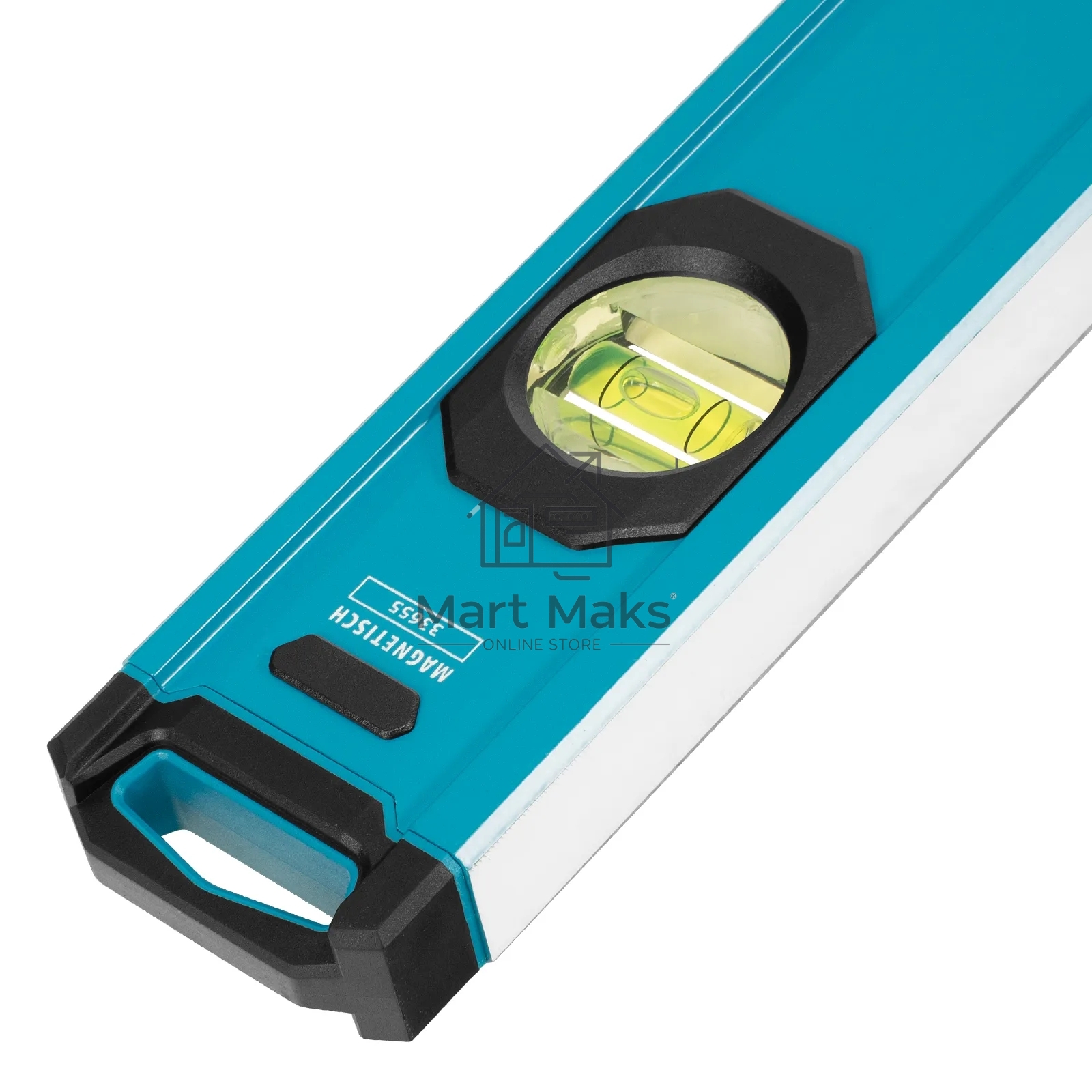 Уровень Gross 33655 алюминиевый, магнит., фрезерованный, 3 глазка, 0,5 мм/м, 1500 мм