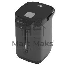 Термопот Blackton Bt TP500 Black, мощность 1800 Вт, объем 5 л, электронный тип управления, функция повторного кипячения, функция поддержания температуры, способы подачи воды - электрическая помпа, индикатор уровня воды, автоотключение при недостаточном количестве воды, защита от перегрева, съемная крышка, ручка для переноски, материал корпуса - металл, пластик, материал внутренней камеры - нержавеющая сталь, длина электрошнура 1.0 м, напряжение 220-240 В, 50-60 Гц, защита от поражения электротоком класс I
