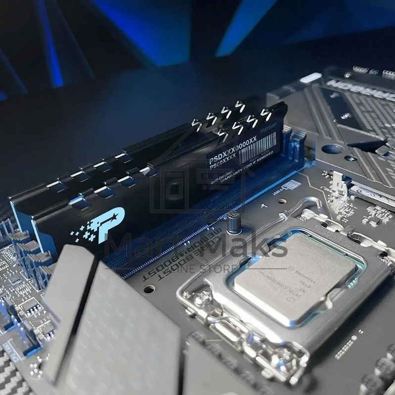 Оперативная память Patriot Signature Premium, DDR5, 64GB (2x32 GB), 4800 MHz, CL40, DIMM, радиатор, черный