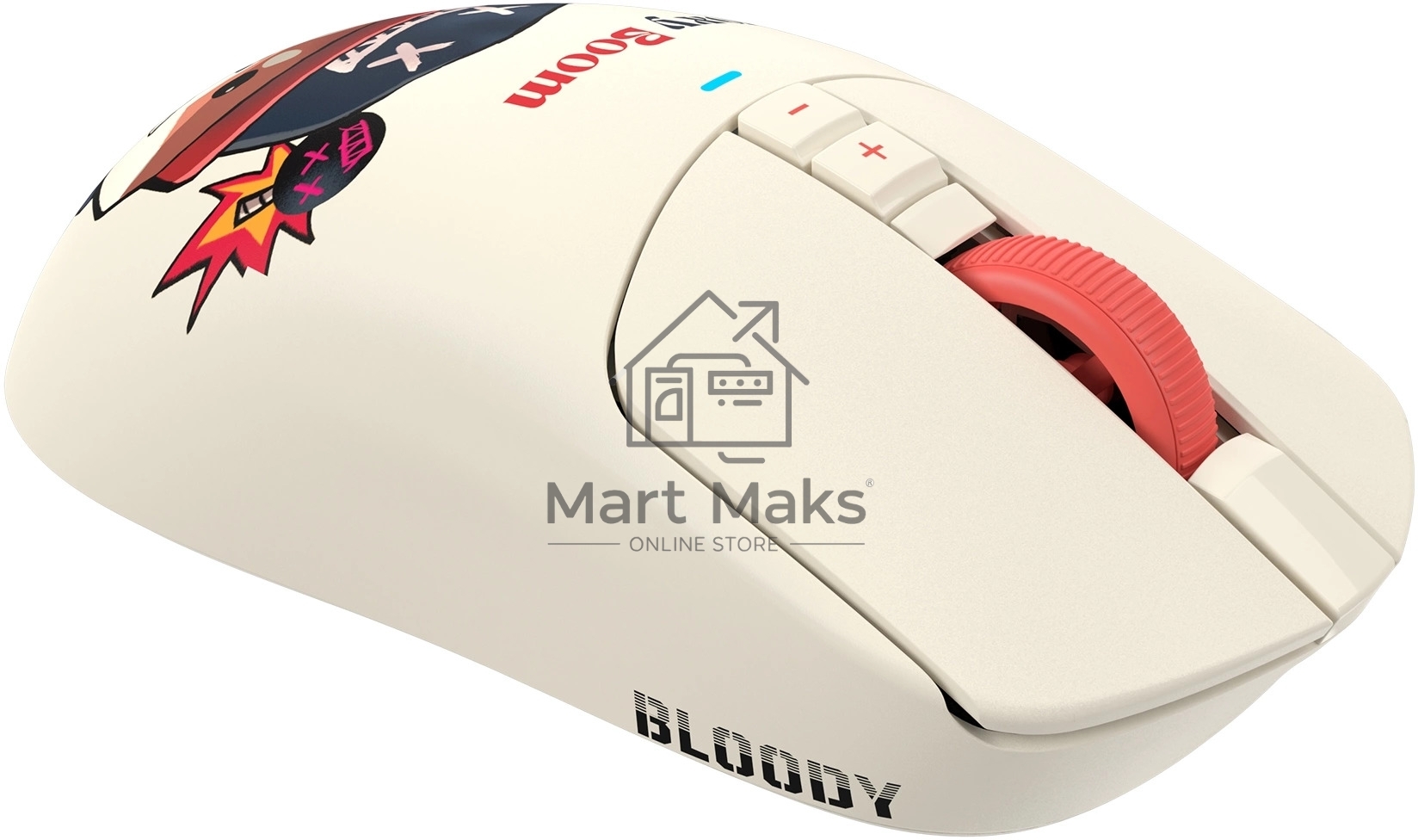 Мышь беспроводная/проводная A4Tech Bloody R72 Ultra Duo Proxy Boom бежевый, 20000 dpi, радиоканал, USB, кнопки - 7
