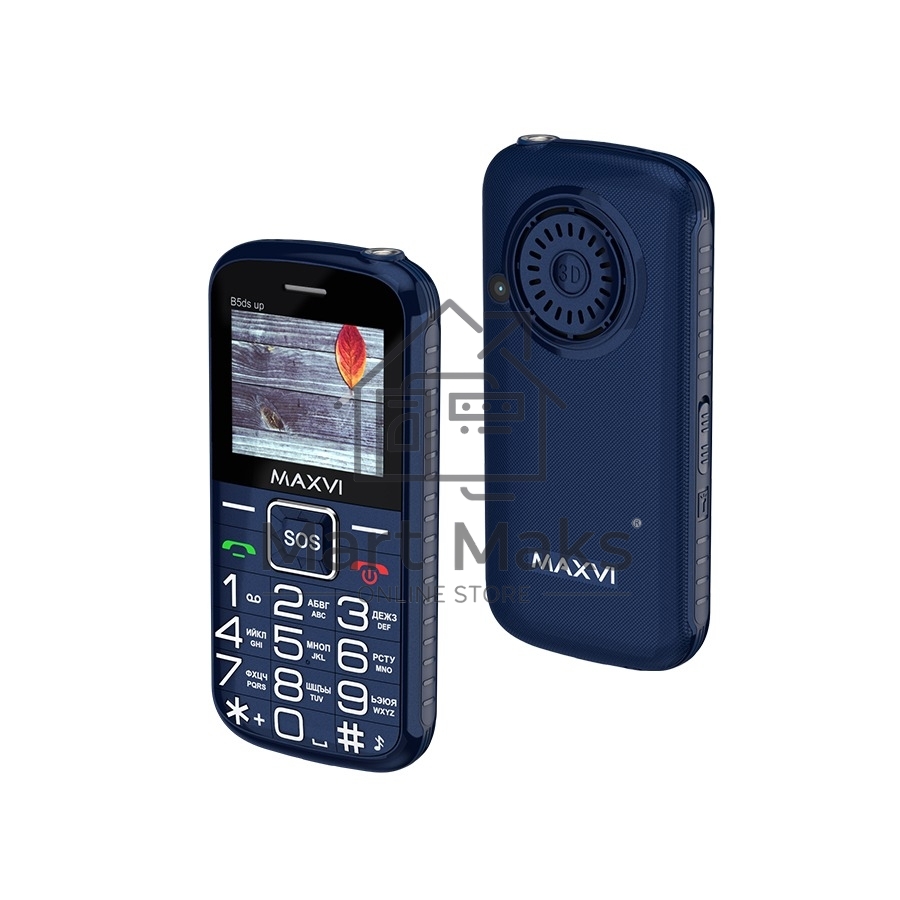 Мобильный телефон Maxvi B5ds up синий