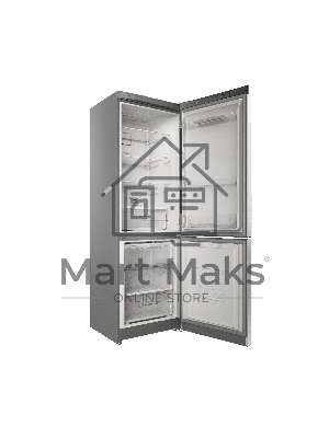 Холодильник Indesit ITS 5180 XB нержавеющая сталь двухкамерный 220/78л морозилка снизу, No Frost