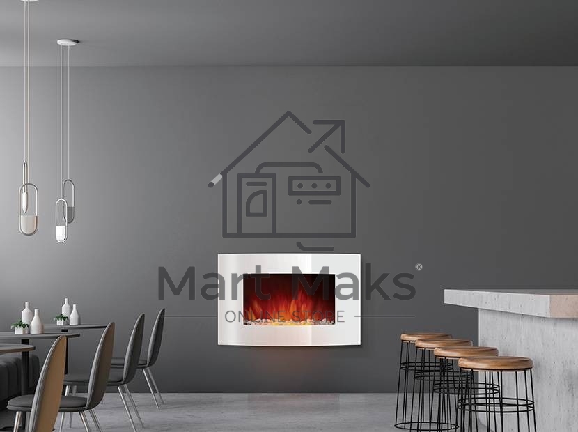 Электрокамин Electrolux EFP/W-1200URLS, белый, 2000 Вт, 25 м2, термостат, пульт д/у